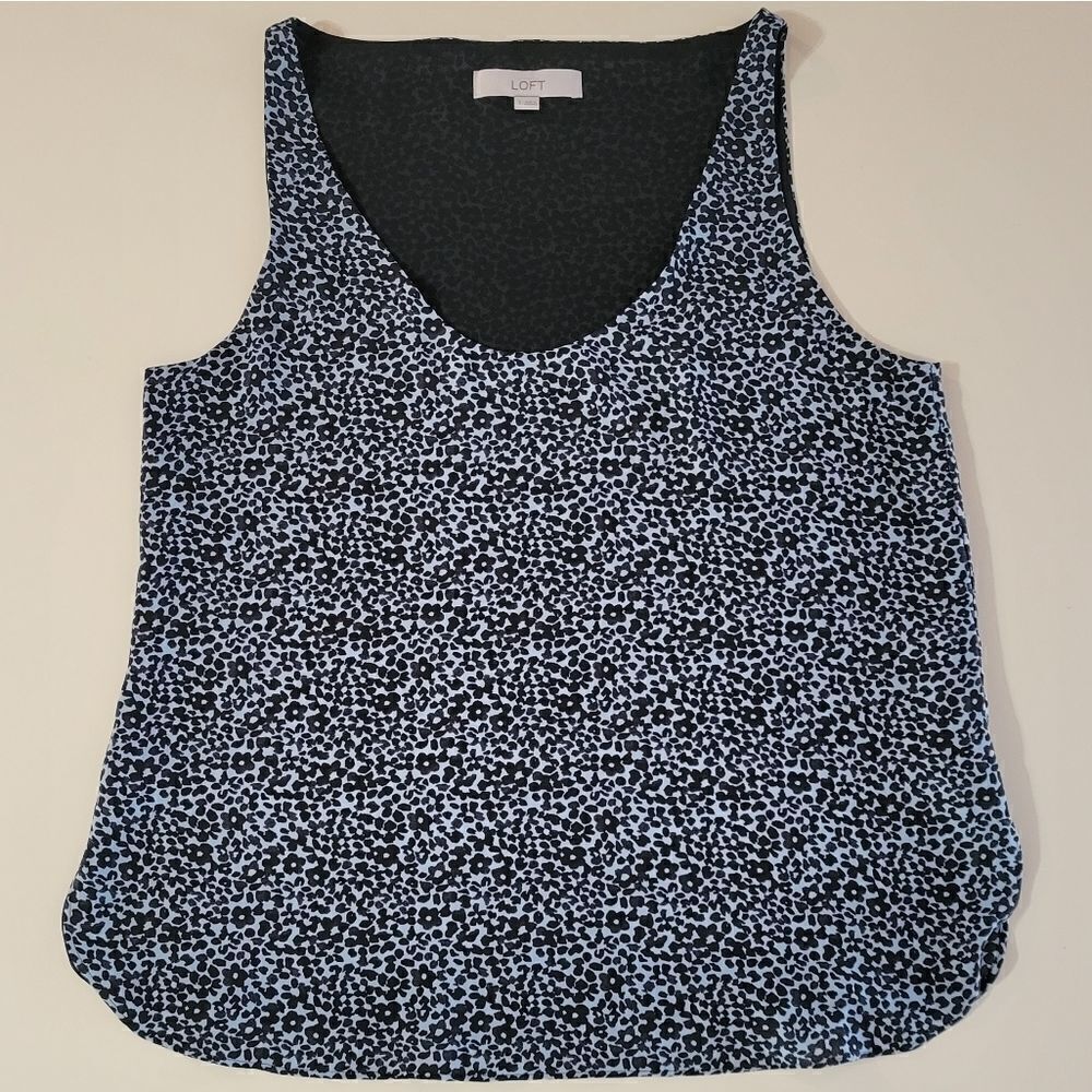 LOFT Floral Print Tank Top